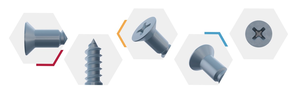 Flat Head Phillips Wood Screw details